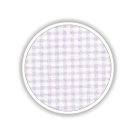 Παιδικά υφάσματα Καρώ για σεντόνια  και μάσκες Φ. 1,60 μ. 100% Βαμβακερά Χρώμα Λιλά-Λευκό / Lilac-White